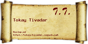 Tokay Tivadar névjegykártya